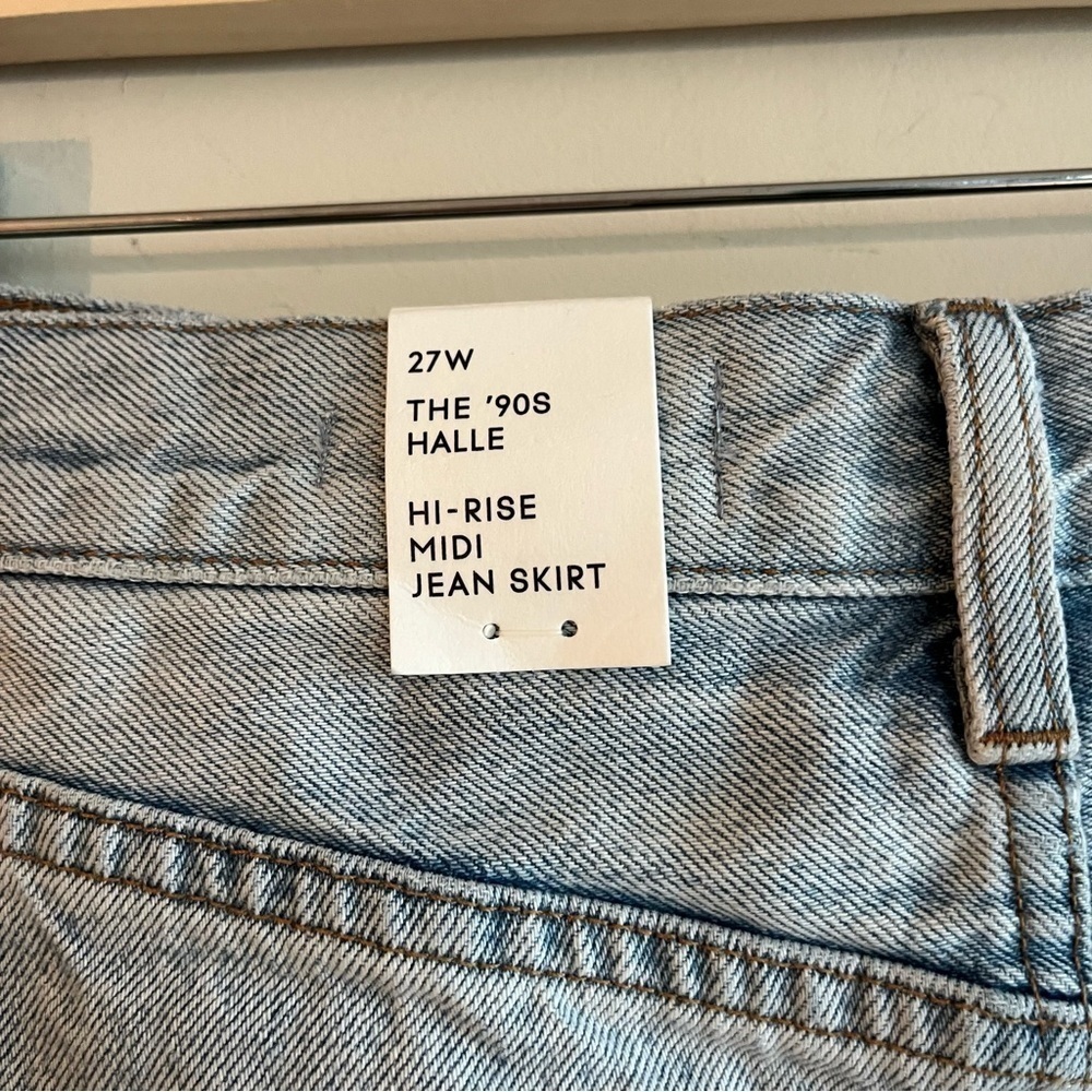 Aritzia Denim Forum The 90s Halle Jean Skirt - Picture 12 of 15